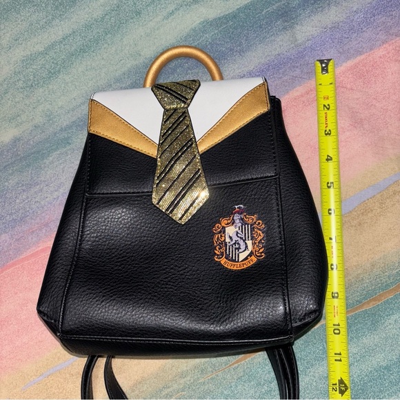 Harry Patter Mini Backpack Uniform Women Bag Purse Small Hufflepuff - Picture 10 of 12
